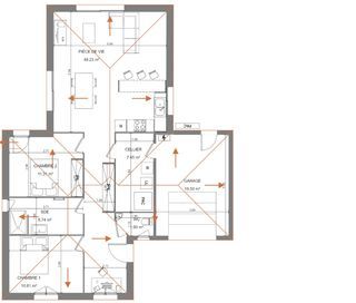  Maison � vendre 3 pi�ces 90 m�