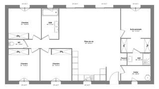  Maison 6 pi�ces 101 m� Semblan�ay