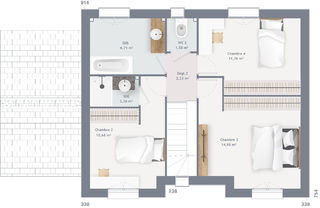  Maison 6 pi�ces 100 m� Quincy-sous-s�nart