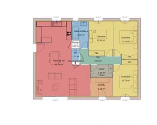  Maison � vendre 6 pi�ces 93 m�