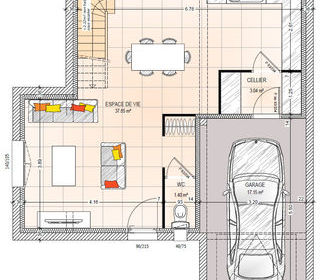  Maison 5 pi�ces 87 m� �couflant