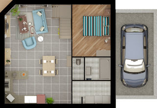  Maison � vendre 3 pi�ces 55 m�