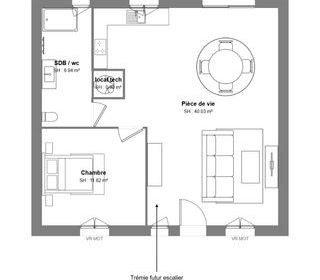  Maison 3 pi�ces 59 m� Manthelan