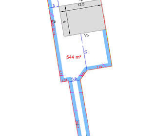  Terrain � vendre 544 m�