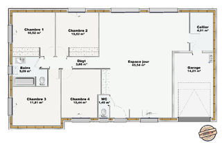  Maison � vendre 5 pi�ces 104 m�