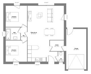  Maison 4 pi�ces 70 m� Vall�res