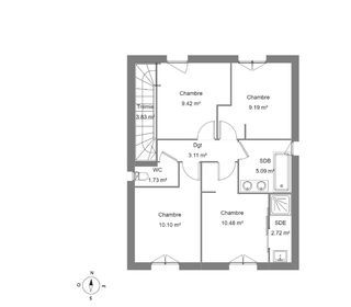  Maison 5 pi�ces 113 m� Saint-quentin-la-poterie