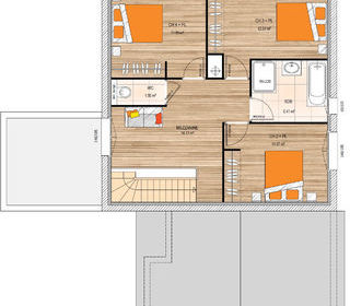  Maison 6 pi�ces 147 m� Le louroux-b�connais