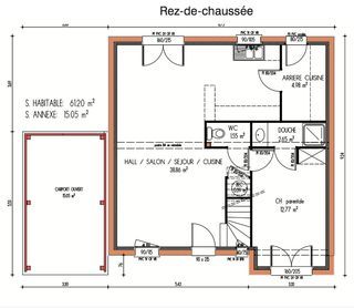  Maison � vendre 5 pi�ces 95 m�