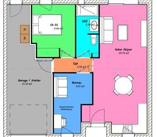  Maison � vendre 3 pi�ces 54 m�