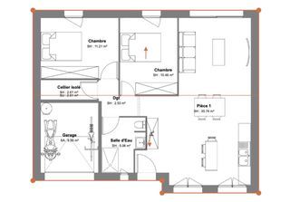  Maison 3 pi�ces 70 m� Vouh�