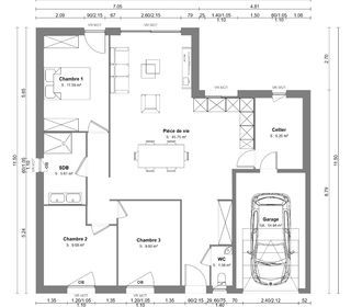  Maison � vendre 5 pi�ces 90 m�