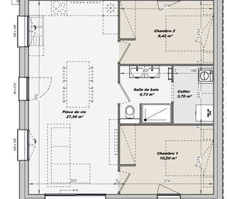  Maison � vendre 2 pi�ces 54 m�