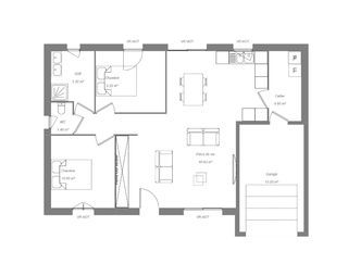  Maison � vendre 3 pi�ces 71 m�