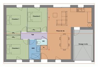  Maison � vendre 4 pi�ces 75 m�