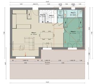  Maison � vendre 5 pi�ces 100 m�