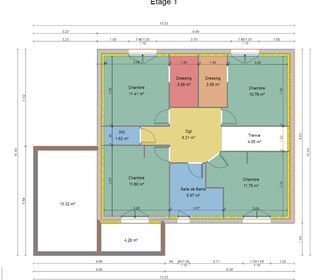  Maison � vendre 3 pi�ces 60 m�