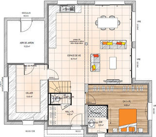  Maison 6 pi�ces 140 m� M�rs-erign�