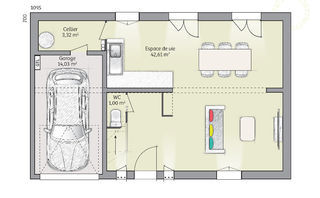  Maison 5 pi�ces 80 m� Blennes