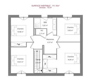  Maison 6 pi�ces 111 m� Henrichemont