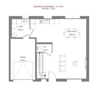  Maison 6 pi�ces 111 m� Henrichemont