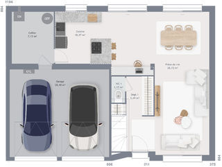  Maison 6 pi�ces 110 m� Lorrez-le-bocage-pr�aux