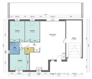  Maison 4 pi�ces 90 m� Valliquerville