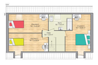  Maison 5 pi�ces 90 m� Mourmelon-le-grand