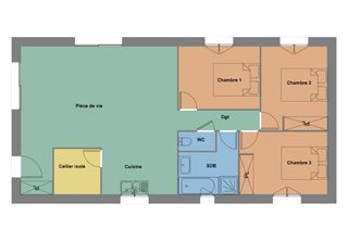  Maison 4 pi�ces 75 m� Saint-guinoux