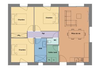  Maison � vendre 4 pi�ces 75 m�