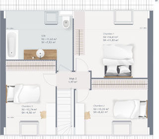  Maison 5 pi�ces 90 m� Vernou-la-celle-sur-seine