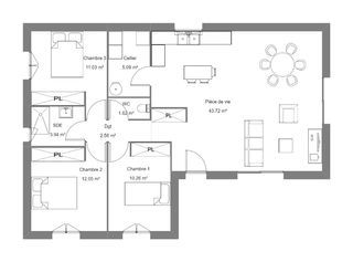  Maison � vendre 5 pi�ces 100 m�