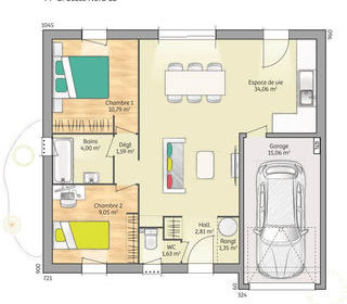  Maison � vendre 4 pi�ces 65 m�