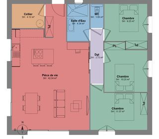  Maison � vendre 4 pi�ces 88 m�