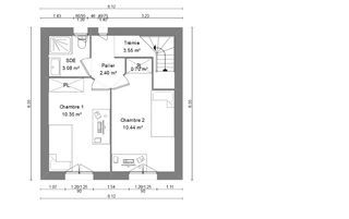  Maison � vendre 4 pi�ces 80 m�