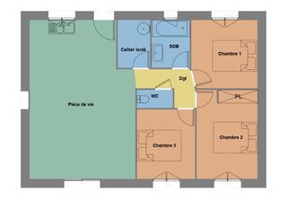  Maison 4 pi�ces 70 m� R�den�