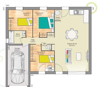  Maison 4 pi�ces 76 m� Ro�z�-sur-sarthe