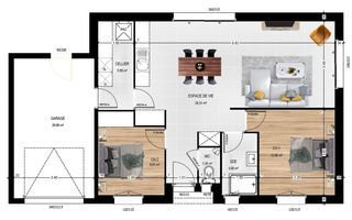  Maison � vendre 4 pi�ces 74 m�