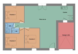  Maison � vendre 4 pi�ces 70 m�