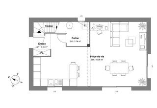  Maison � vendre 4 pi�ces 90 m�