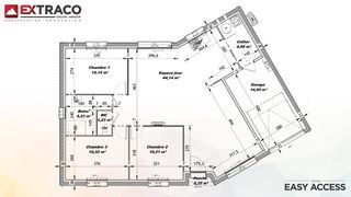  Maison 4 pi�ces 85 m� Brocourt