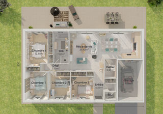  Maison 5 pi�ces 101 m� Wardrecques