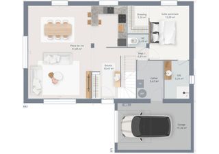  Maison � vendre 4 pi�ces 90 m�