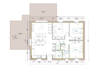  Maison � vendre 4 pi�ces 70 m�