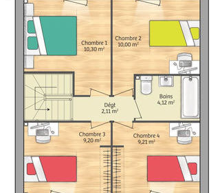  Maison 6 pi�ces 91 m� �couis