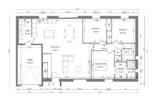  Maison 4 pi�ces 96 m� Marc�-sur-esves