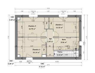  Maison � vendre 4 pi�ces 82 m�