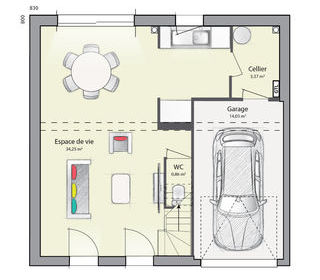  Maison 6 pi�ces 89 m� Voulx