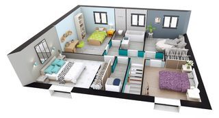  Maison 5 pi�ces 100 m� Auberville