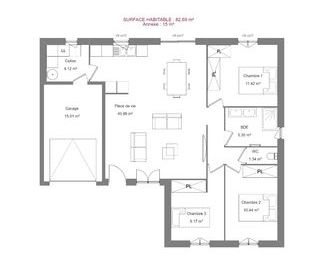  Maison � vendre 4 pi�ces 82 m�